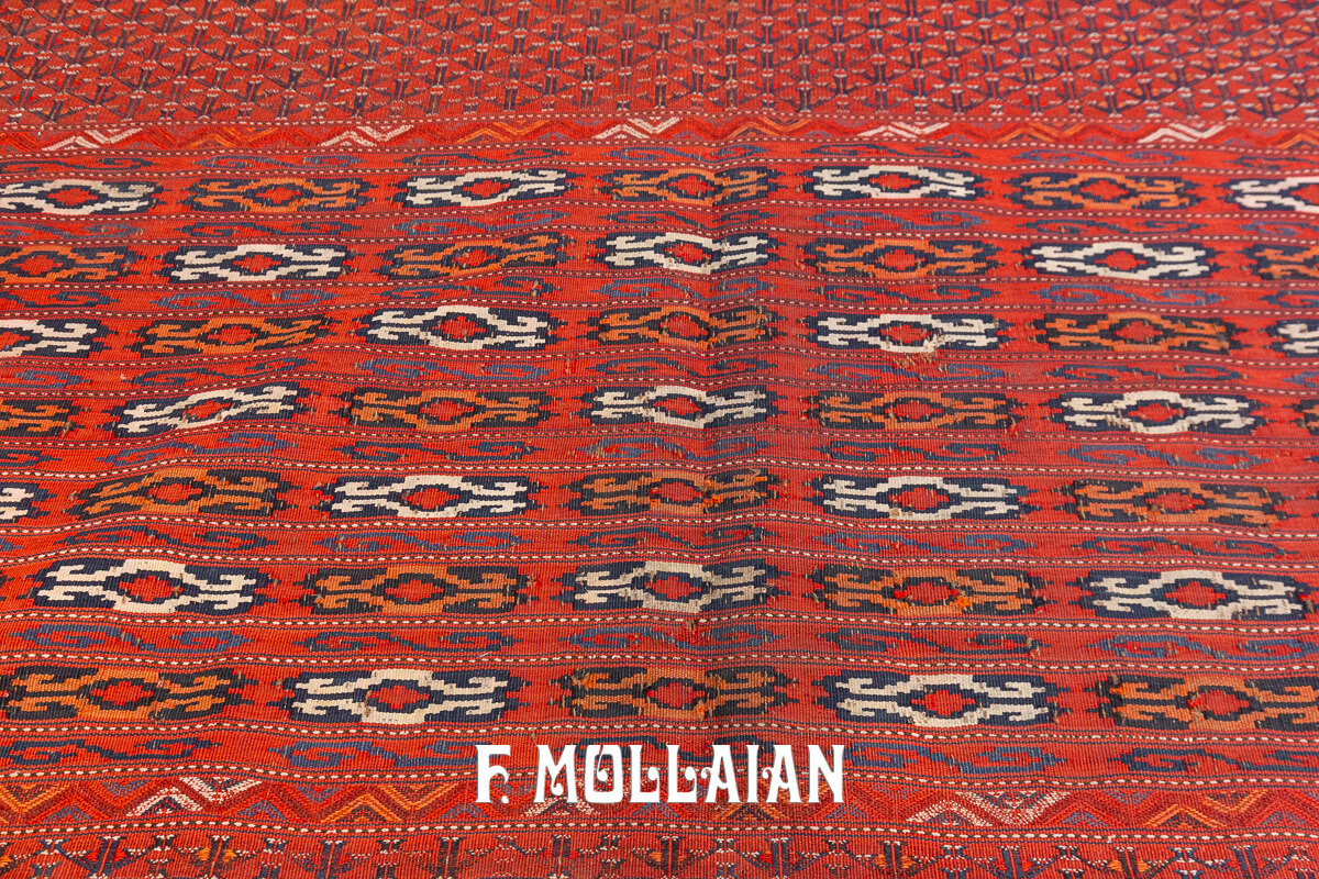 Antique Kilim Rug Giajim Red Color n°:224400